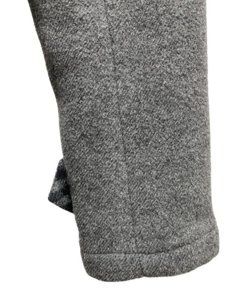 BURBERRY BLUE LABEL（バーバリー ブルー レーベル）BURBERRY BLUE LABEL (バーバリーロンドンブルーレーベル) ウール ダッフルコート グレー サイズ:40の古着・服飾アイテム