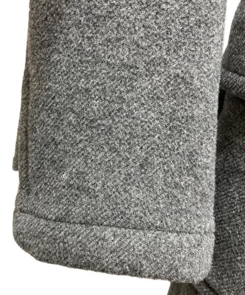 BURBERRY BLUE LABEL（バーバリー ブルー レーベル）BURBERRY BLUE LABEL (バーバリーロンドンブルーレーベル) ウール ダッフルコート グレー サイズ:40の古着・服飾アイテム