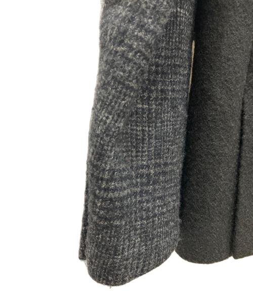 COMME des GARCONS HOMME DEUX（コムデギャルソン オム ドゥ）COMME des GARCONS HOMME DEUX (コムデギャルソン オム ドゥ) ウールリネン切替テーラードジャケット グレー サイズ:Sの古着・服飾アイテム