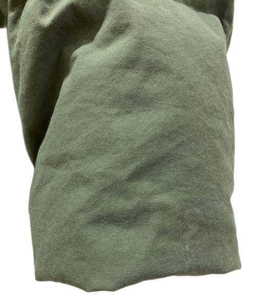 Acne studios（アクネ ストゥディオス）Acne studios (アクネ ストゥディオス) ダブルジップ コーデュロイ切替 ダウンジャケット グリーン サイズ:44の古着・服飾アイテム