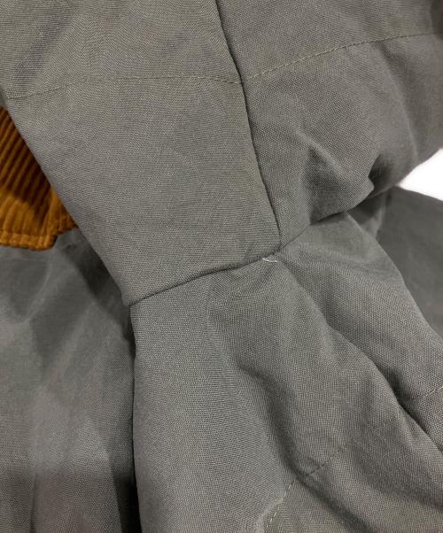 Acne studios（アクネ ストゥディオス）Acne studios (アクネ ストゥディオス) ダブルジップ コーデュロイ切替 ダウンジャケット グリーン サイズ:44の古着・服飾アイテム