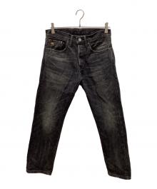 RRL（ダブルアールエル）の古着「JAPAN WOVEN SELVEDGE DENIM」｜グレー