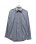 HERMES（エルメス）の古着「セリエボタン ストライプシャツ」｜ブルー