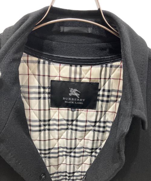 BURBERRY BLACK LABEL（バーバリーブラックレーベル）BURBERRY BLACK LABEL (バーバリーブラックレーベル) ライナー付ステンカラーコート ブラック サイズ:Lの古着・服飾アイテム