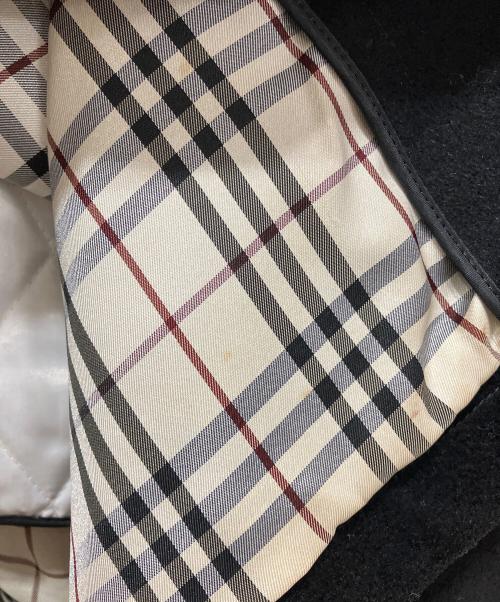 BURBERRY BLACK LABEL（バーバリーブラックレーベル）BURBERRY BLACK LABEL (バーバリーブラックレーベル) ライナー付ステンカラーコート ブラック サイズ:Lの古着・服飾アイテム
