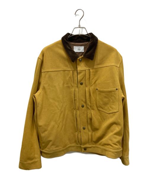 Ripo trenta anni（リポトレンタアンニ）Ripo trenta anni (リポトレンタアンニ) 1st TYPE SUEDE JKT イエロー サイズ:Lの古着・服飾アイテム