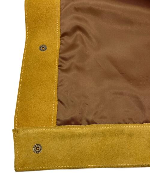 Ripo trenta anni（リポトレンタアンニ）Ripo trenta anni (リポトレンタアンニ) 1st TYPE SUEDE JKT イエロー サイズ:Lの古着・服飾アイテム