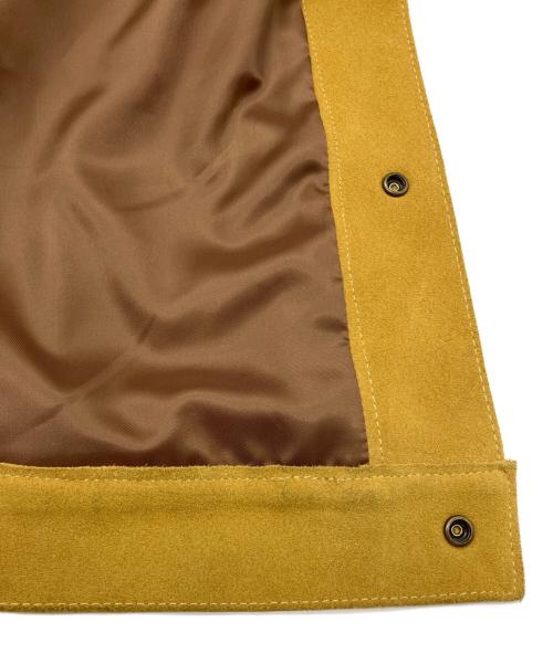 Ripo trenta anni（リポトレンタアンニ）Ripo trenta anni (リポトレンタアンニ) 1st TYPE SUEDE JKT イエロー サイズ:Lの古着・服飾アイテム