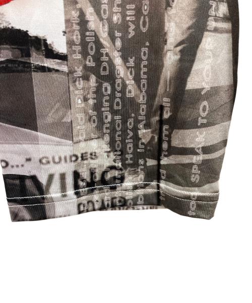 DIESEL（ディーゼル）DIESEL (ディーゼル) グラフィックカットソー レッド サイズ:Lの古着・服飾アイテム