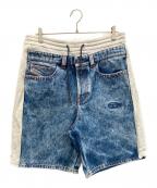 DIESELディーゼル）の古着「D-BYXOハーフパンツ」｜インディゴ