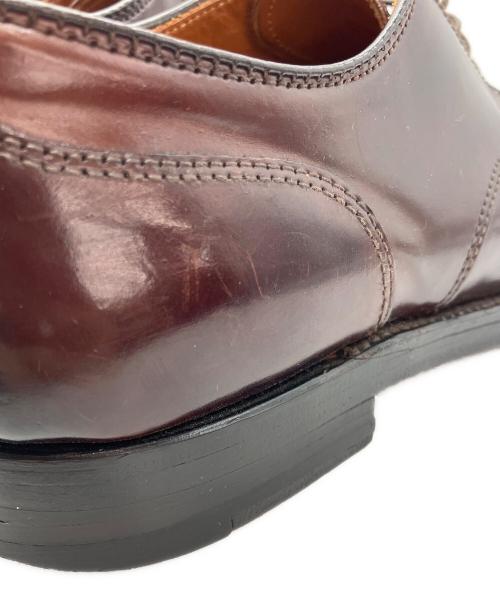 Alden（オールデン）Alden (オールデン) ｺｰﾄﾞﾊﾞﾝ ｽﾄﾚｰﾄﾁｯﾌﾟｼｭｰｽﾞ ブラウン サイズ:7B/Dの古着・服飾アイテム