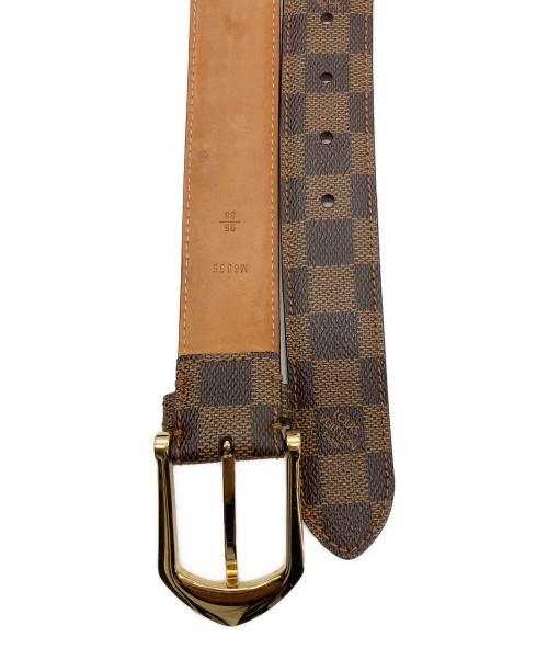 LOUIS VUITTON（ルイ ヴィトン）LOUIS VUITTON (ルイ ヴィトン) サンチュールベルト ブラウンの古着・服飾アイテム