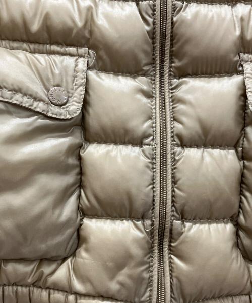 MONCLER（モンクレール）MONCLER (モンクレール) LANS GIUBBOTTOダウンジャケット ベージュ サイズ:1の古着・服飾アイテム