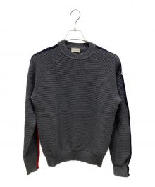 MONCLER（モンクレール）の古着「GIROCOLLO TRICOTニット」｜グレー