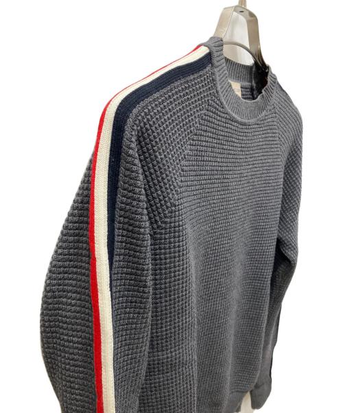 MONCLER（モンクレール）MONCLER (モンクレール) GIROCOLLO TRICOTニット グレー サイズ:Sの古着・服飾アイテム