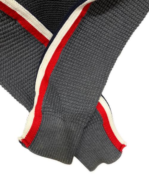 MONCLER（モンクレール）MONCLER (モンクレール) GIROCOLLO TRICOTニット グレー サイズ:Sの古着・服飾アイテム
