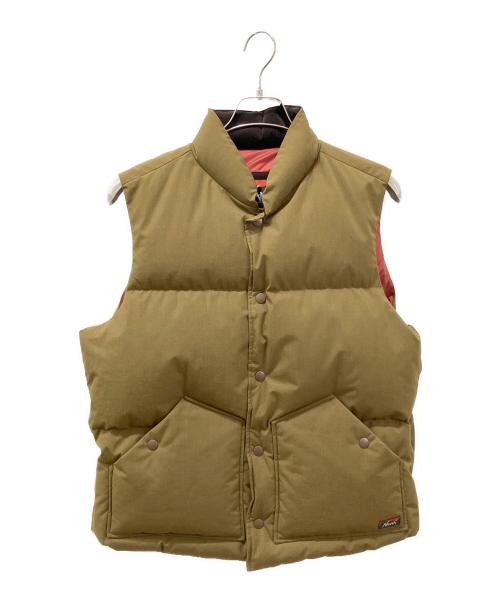 NANGA（ナンガ）NANGA (ナンガ) GRAND PARK (グランド パーク) 別注TAKIBIダウンベスト ブラウン サイズ:46の古着・服飾アイテム