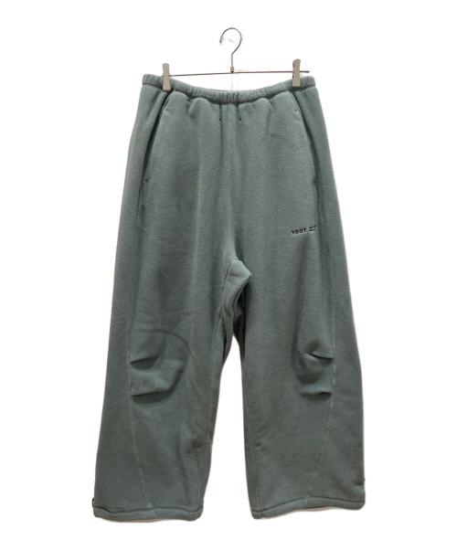 YDOT（ワイドット）YDOT (ワイドット) 25AW TECH FLEECE CIRCLE Buggy Pants フリースパンツ グリーン サイズ:Lの古着・服飾アイテム
