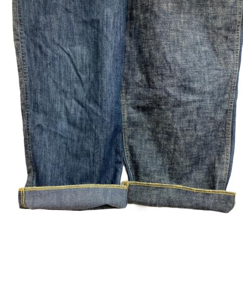 KAPITAL（キャピタル）KAPITAL (キャピタル) 2TONE HAPPY オーバーオール ブルー サイズ:1の古着・服飾アイテム