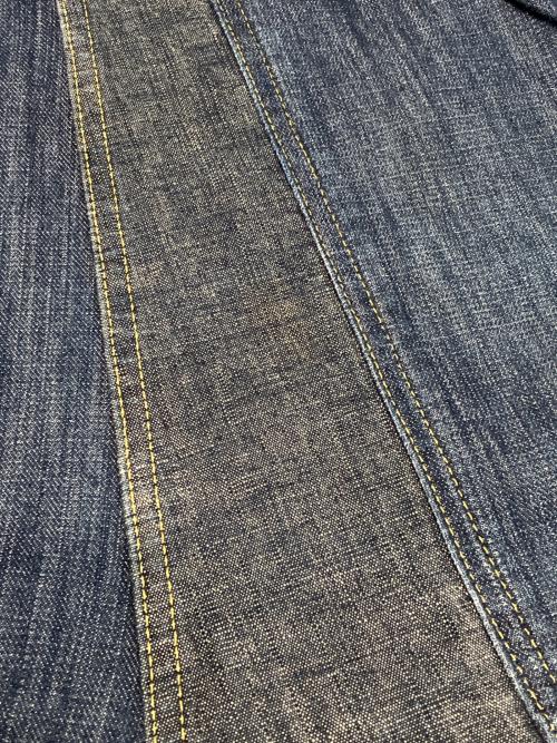 KAPITAL（キャピタル）KAPITAL (キャピタル) 2TONE HAPPY オーバーオール ブルー サイズ:1の古着・服飾アイテム