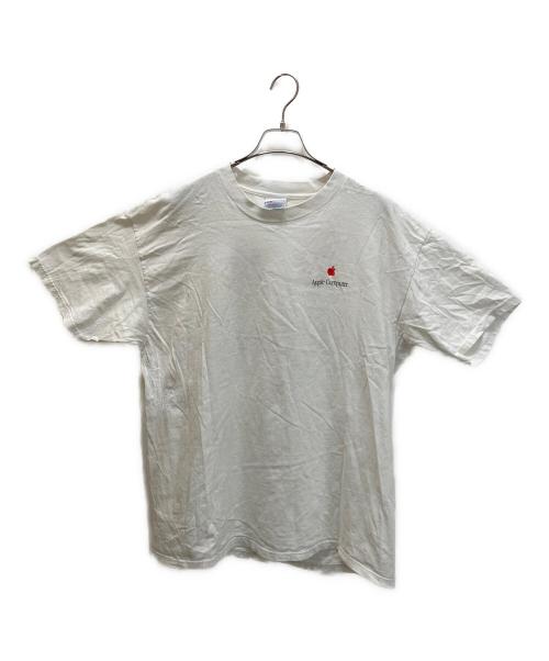 Hanes（ヘインズ）Hanes (ヘインズ) 90S 企業ロゴTEE ホワイト サイズ:XLの古着・服飾アイテム