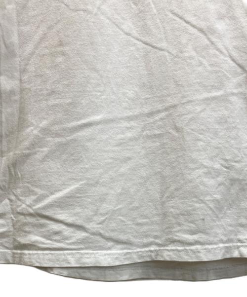 Hanes（ヘインズ）Hanes (ヘインズ) 90S 企業ロゴTEE ホワイト サイズ:XLの古着・服飾アイテム