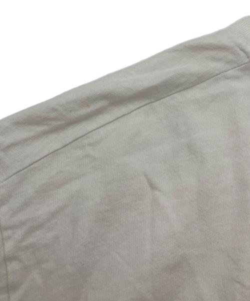 Hanes（ヘインズ）Hanes (ヘインズ) 90S 企業ロゴTEE ホワイト サイズ:XLの古着・服飾アイテム