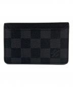 LOUIS VUITTONルイ ヴィトン）の古着「ネオ・ポルトカルト カードケース」｜ブラック