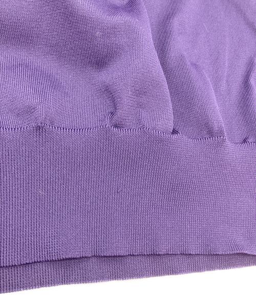 KOLOR（カラー）KOLOR (カラー) 22SS Pe強撚天竺ニット パープル×レッド サイズ:5の古着・服飾アイテム
