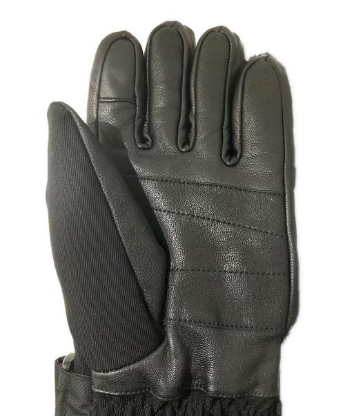 MONCLER GRENOBLE（モンクレール グルノーブル）MONCLER GRENOBLE (モンクレール グルノーブル) GUANTI グローブ ブラック サイズ:XLの古着・服飾アイテム