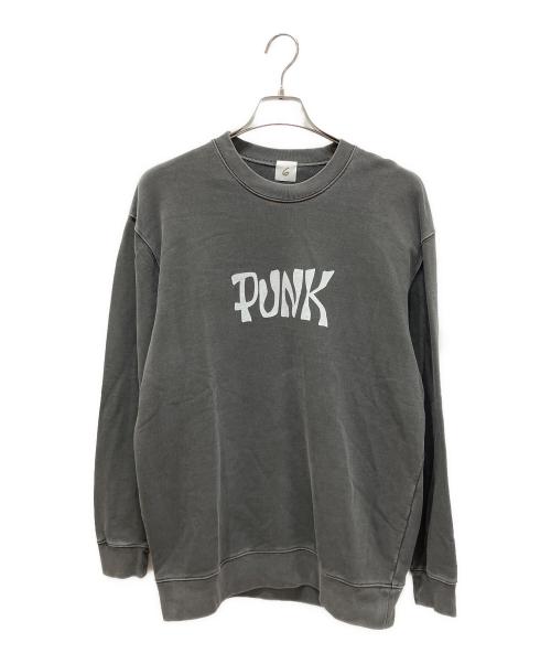 6(ROKU) BEAUTY&YOUTH（ロク ビューティーアンドユース）6(ROKU) BEAUTY&YOUTH (ロク ビューティーアンドユース) PUNK SWEAT OULLOVER グレー サイズ:Lの古着・服飾アイテム