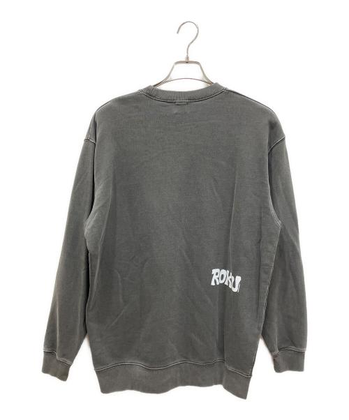 6(ROKU) BEAUTY&YOUTH（ロク ビューティーアンドユース）6(ROKU) BEAUTY&YOUTH (ロク ビューティーアンドユース) PUNK SWEAT OULLOVER グレー サイズ:Lの古着・服飾アイテム