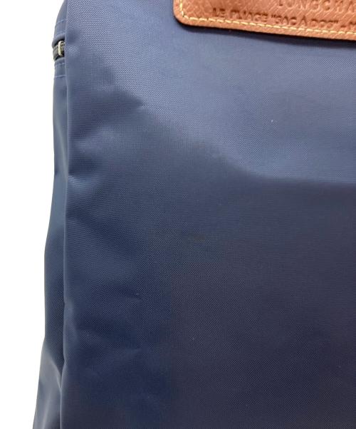 LONGCHAMP（ロンシャン）LONGCHAMP (ロンシャン) プリアージュ バックパック ブラウン×ネイビーの古着・服飾アイテム