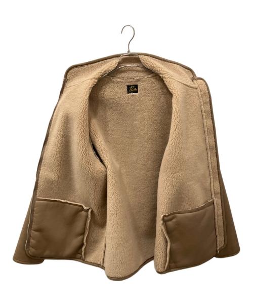 Needles（ニードルズ）Needles (ニードルズ) Lined Boa Jacket ブラウン サイズ:Mの古着・服飾アイテム