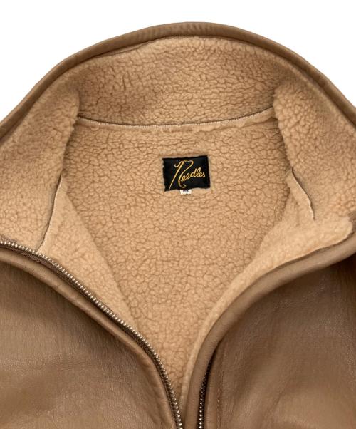 Needles（ニードルズ）Needles (ニードルズ) Lined Boa Jacket ブラウン サイズ:Mの古着・服飾アイテム