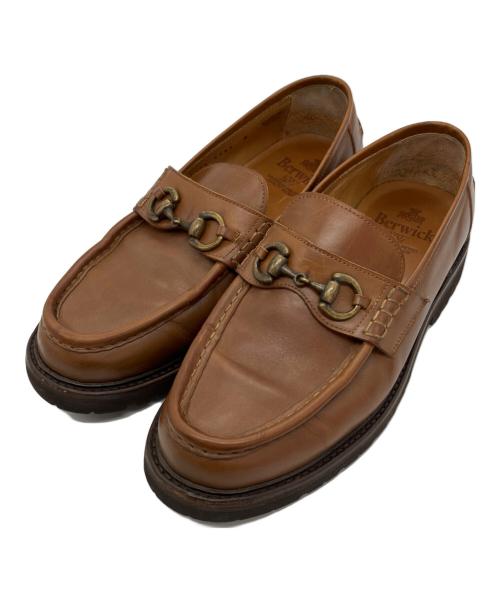 berwick（バーウィック）berwick (バーウィック) ビットローファー ブラウン サイズ:8の古着・服飾アイテム