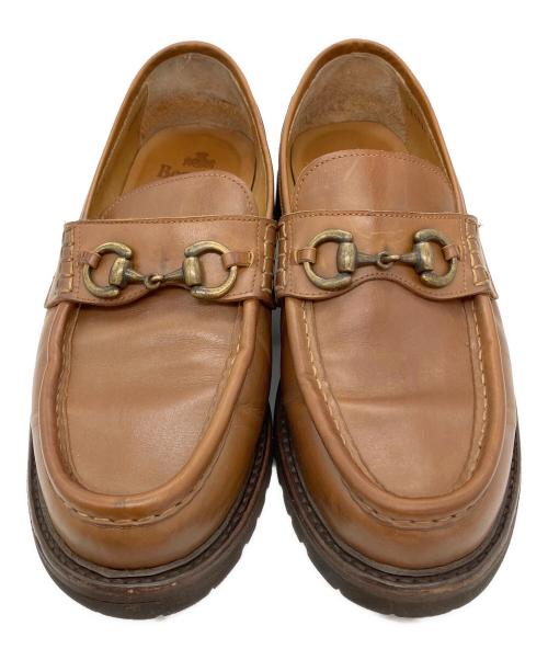 berwick（バーウィック）berwick (バーウィック) ビットローファー ブラウン サイズ:8の古着・服飾アイテム