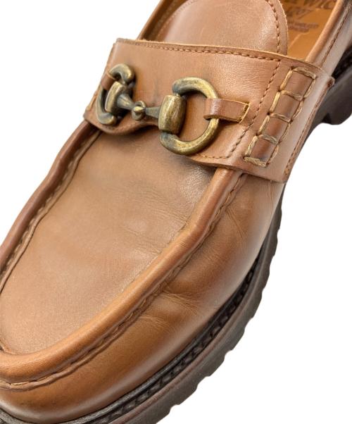 berwick（バーウィック）berwick (バーウィック) ビットローファー ブラウン サイズ:8の古着・服飾アイテム