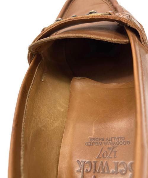 berwick（バーウィック）berwick (バーウィック) ビットローファー ブラウン サイズ:8の古着・服飾アイテム