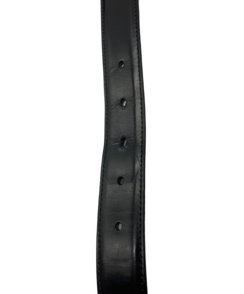 Ferragamo（フェラガモ）Ferragamo (フェラガモ) ダブルガンチーニ レザーベルト ブラックの古着・服飾アイテム