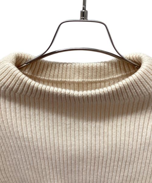 ANDERSEN-ANDERSEN（アンデルセン アンデルセン）ANDERSEN-ANDERSEN (アンデルセン アンデルセン) 5G モックネックウールニット アイボリー サイズ:ｓの古着・服飾アイテム