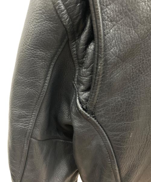 HARLEY-DAVIDSON（ハーレーダビッドソン）HARLEY-DAVIDSON (ハーレーダビッドソン) カウレザー ダブルライダースジャケット ブラック サイズ:R36の古着・服飾アイテム