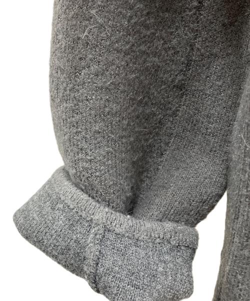 Snidel（スナイデル）Snidel (スナイデル) ファーフードニットコート グレー サイズ:1の古着・服飾アイテム