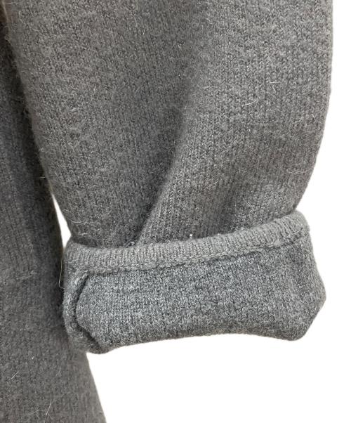 Snidel（スナイデル）Snidel (スナイデル) ファーフードニットコート グレー サイズ:1の古着・服飾アイテム