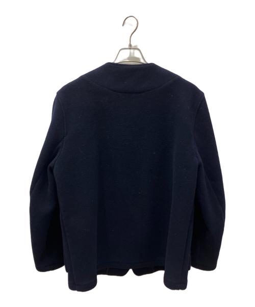 DANTON（ダントン）DANTON (ダントン) ウールモッサ ノーカラージャケット ネイビー サイズ:38の古着・服飾アイテム