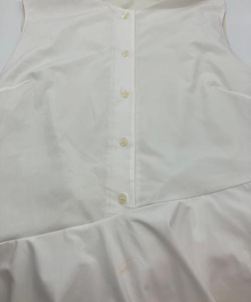 FRAY ID（フレイ アイディー）FRAY ID (フレイ アイディー) リボンタイコンビニットチュニック グレー サイズ:Fの古着・服飾アイテム