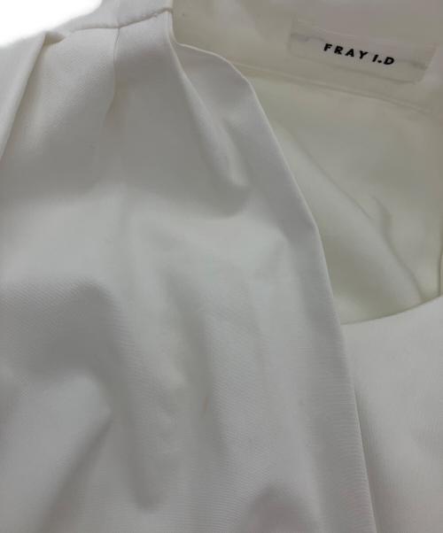 FRAY ID（フレイ アイディー）FRAY ID (フレイ アイディー) リボンタイコンビニットチュニック グレー サイズ:Fの古着・服飾アイテム