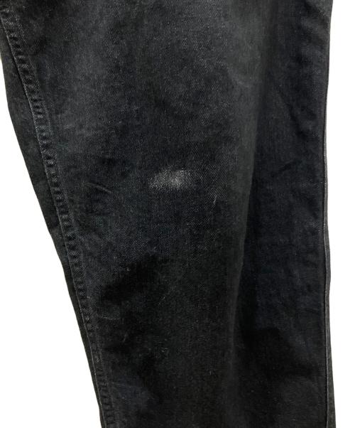 BLACK Scandal Yohji Yamamoto（ブラックスキャンダルヨウジヤマモト）BLACK Scandal Yohji Yamamoto (ブラックスキャンダルヨウジヤマモト) 12オンスブラックデニムカーゴポケットイージーパンツ ブラック サイズ:3の古着・服飾アイテム