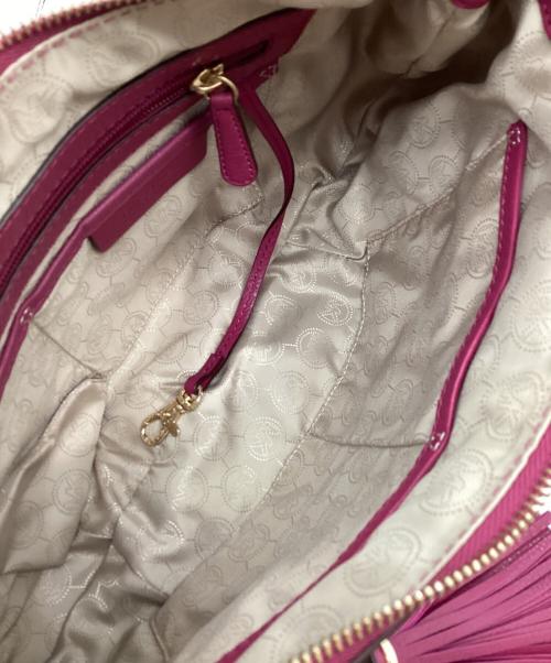MICHAEL KORS（マイケルコース）MICHAEL KORS (マイケルコース) 2WAYショルダーバッグ ピンクの古着・服飾アイテム