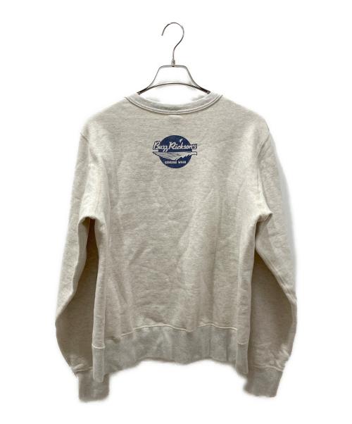 BUZZ RICKSON'S（バズリクソンズ）Buzz Rickson's (バズリクソンズ) PEANUTS (ピーナッツ) U.S.NAVY PEANUTS コラボスウェット グレー サイズ:Mの古着・服飾アイテム